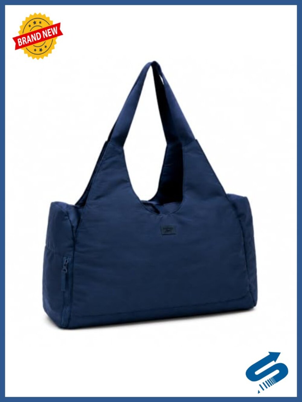 Reebok Washed Nylon Tote Bag Duffel Hybrid Yoga Mat Gym Travel